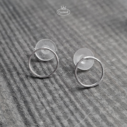 kolczyki srebrne Kolczyki SLIM srebro 925 sztyfty lekkie