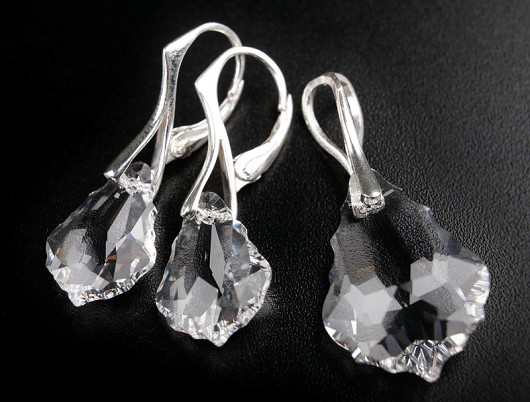 Komplet z kryształów Swarovski crystal mellody