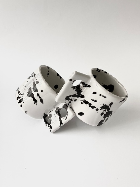 kubki Kubek #07 /white and black 100ml/ z serii Architecture