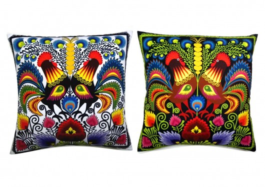 Dwie poduszki folk Gaul Designs