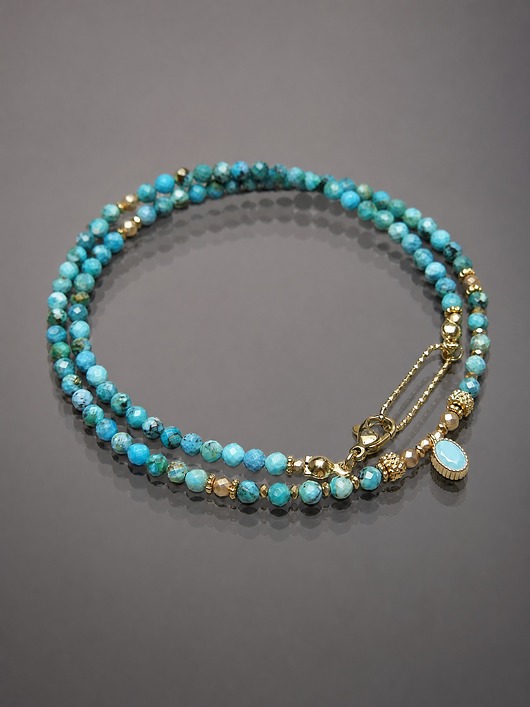 chokery Opal niebieski  /17.07.25/ choker -  Szlachetna kolekcja