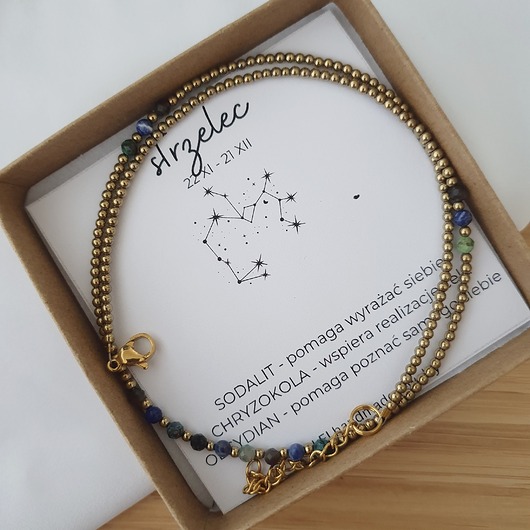 naszyjniki - inne STRZELEC naszyjnik dla znaku zodiaku