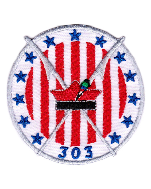 naszywki na ubrania Naszywka naprasowanka DYWIZJON 303 termo haft 8cm