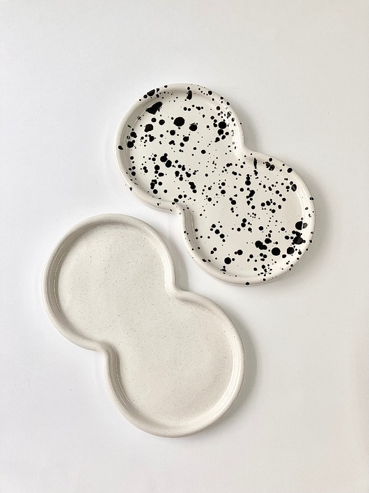 pojemniki na biżuterię Talerzyk Peanut /salt and pepper, 17cm/