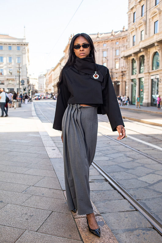 spodnie materiałowe damskie Osaris trousers