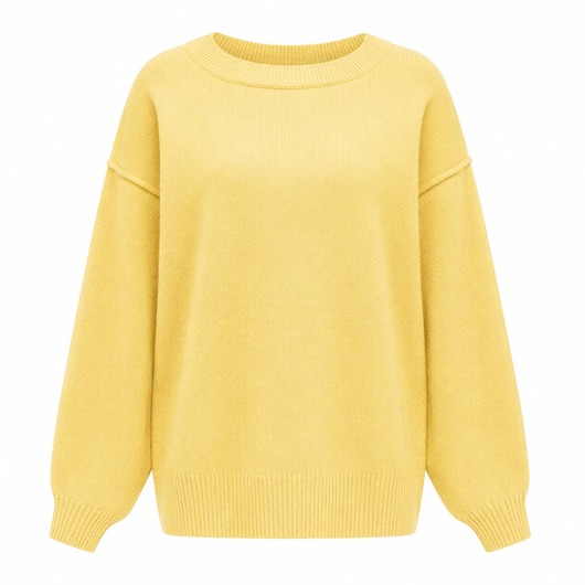 swetry damskie Sweter Cashmere Hug Maślany