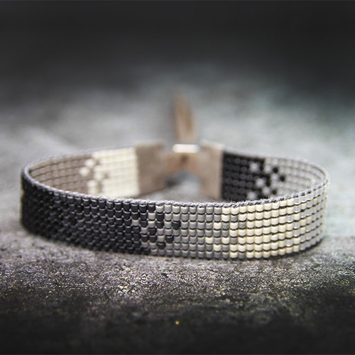 Lobito - Bransoletka etniczna - beading Djenka