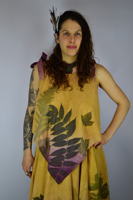 topy damskie Barwiona Roślinami Bluzka "Inspiracja"