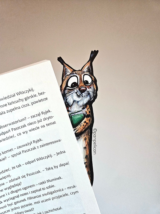zakładki do książek Zakładka do ksiązki Ryś Rysiek