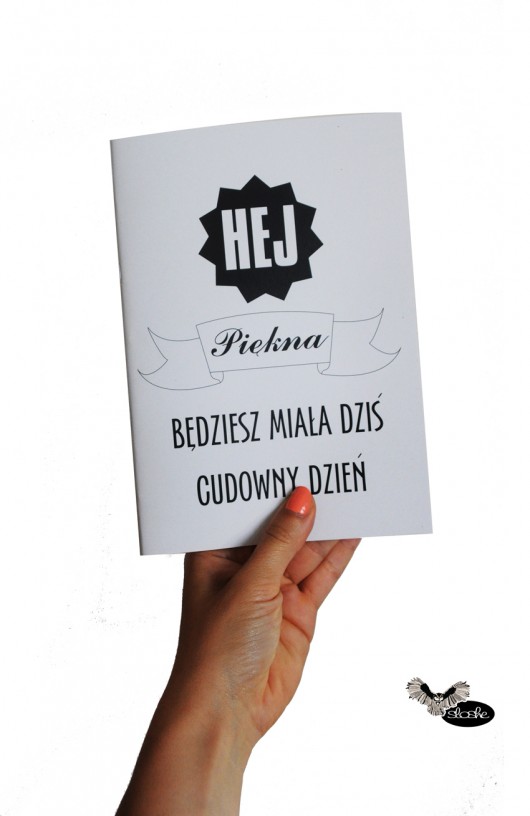 notatniki i albumy Hej Piękna, zeszyt z ekologicznego papieru