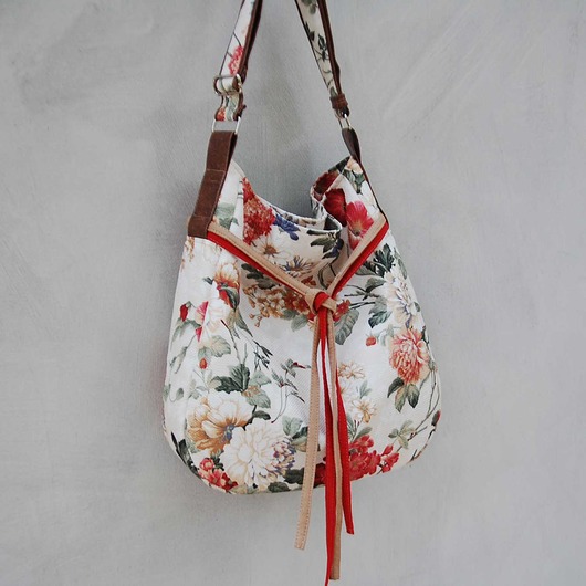 SIMPLY BAG - duża torba worek - kwiaty incat