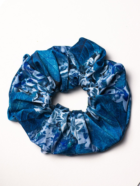 gumki do włosów Gumka scrunchie - Blue Garden