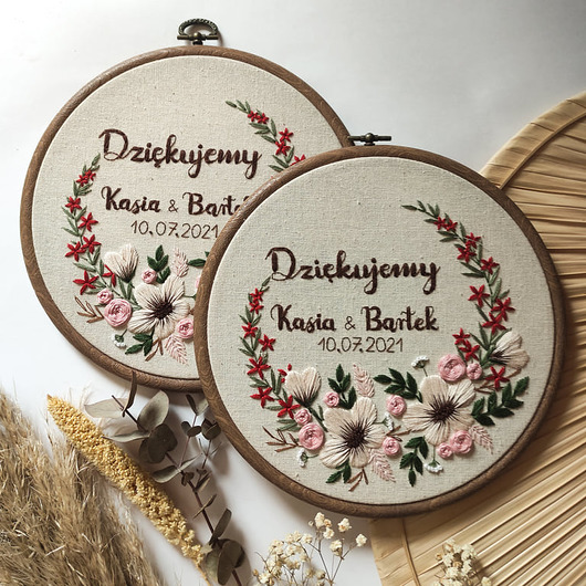dodatki ślubne Zamówienie indywidualne