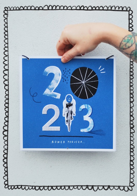 kalendarze i plannery Kalendarz 2023 ROWER PORUSZA