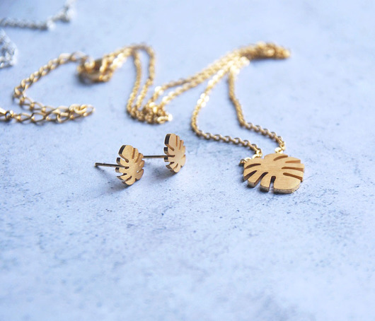 PROMOCJA :: komplet MONSTERA  :: gold kaktusia