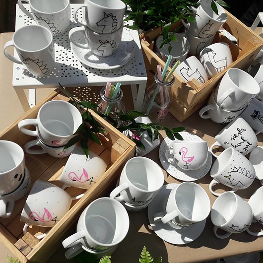 Zestaw personalizowanych kubków 350ml my mug company