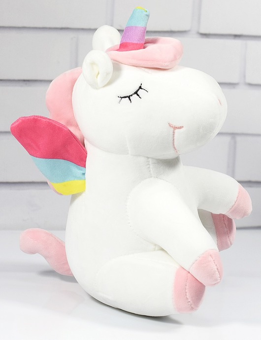 misie i maskotki Maskotka PLUSZOWA jednorożec UNICORN zabawka