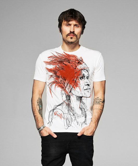t-shirty męskie Papua portrait no.3 Men's T-shirt