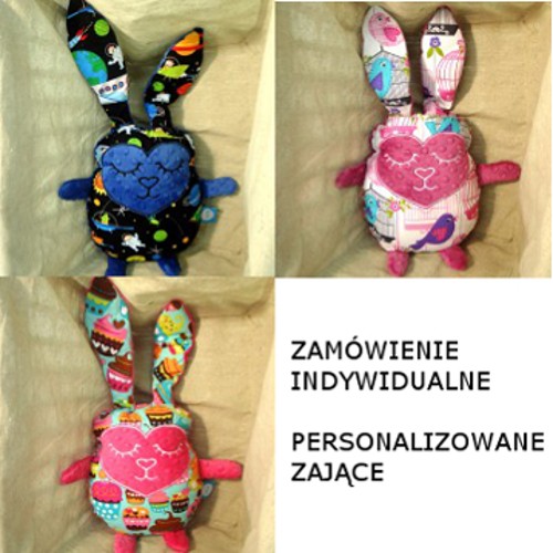 Poducha - Zające wymagające przytulania  GuGa DESIGN