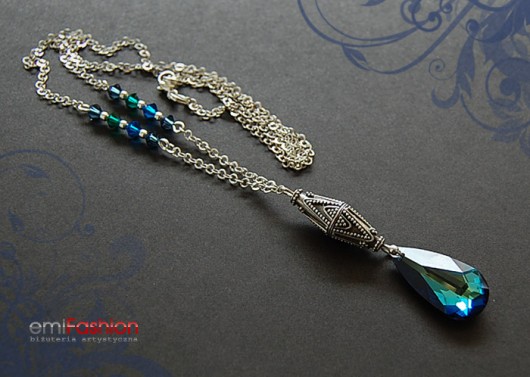 kryształ Swarovski Bermuda Blue MAREMI Jewelry