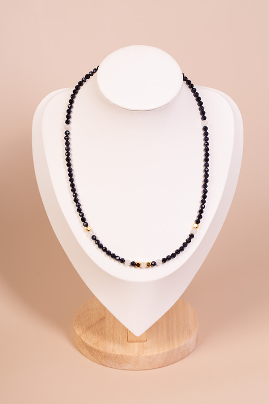 naszyjniki - inne Naszyjnik Noc Kairu i kwarc