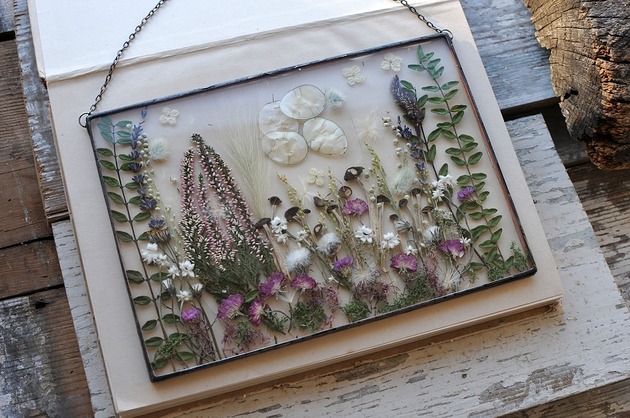 Ozdoby na ścianę Dekor z grzybkami w różu