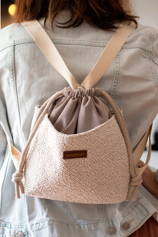 plecaki Szary mini workoplecak damski