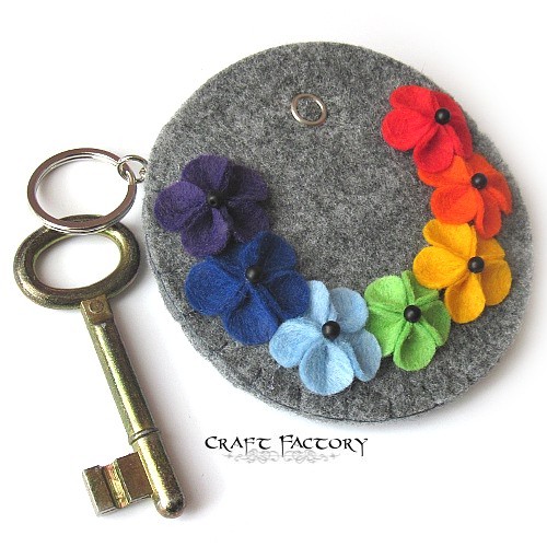 Popping Rainbow - etui na klucze Craft Factory