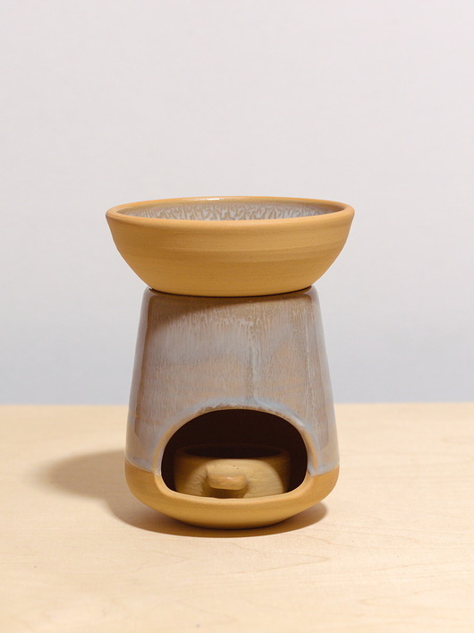 świeczniki i świece Kominek na wosk - słone fale