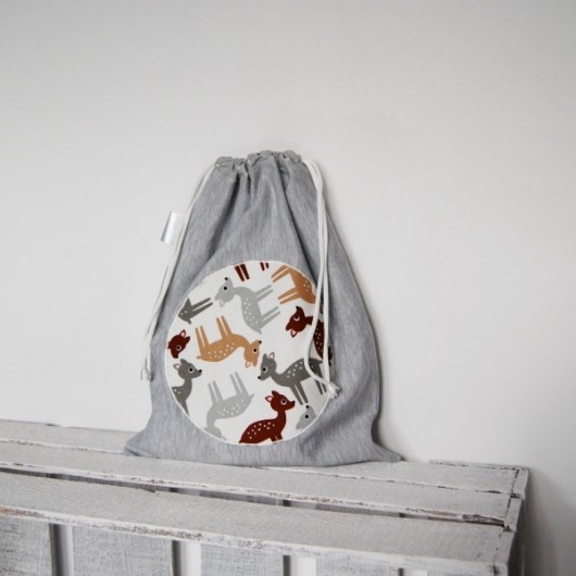 Worek przedszkolaka niemowlaka- Dres- Sarenki craftKASIA