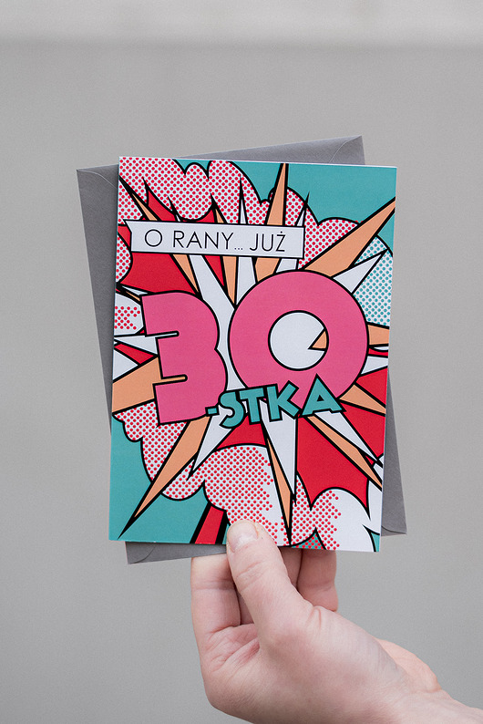 kartka URODZINOWA 30stka La Dolce Design