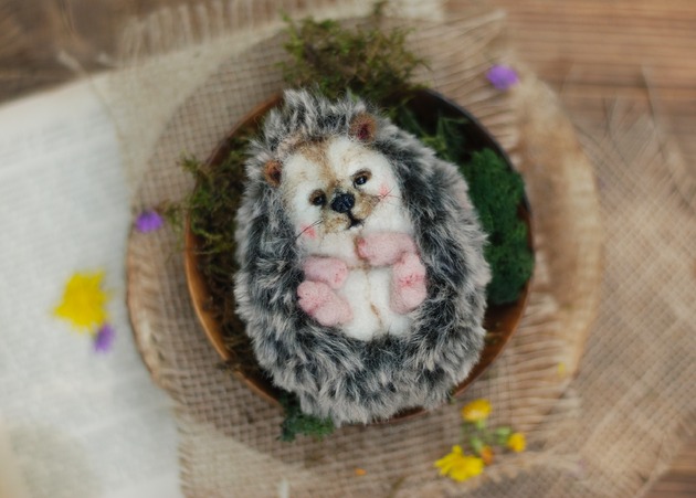 misie i maskotki Jeżyk Miniaturka