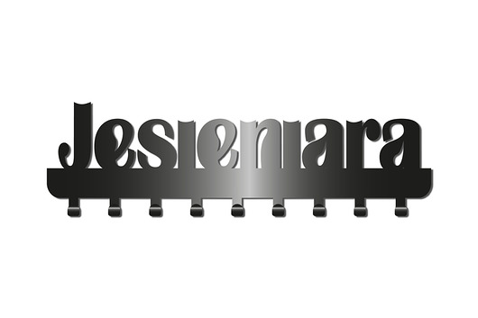 wieszaki Nowoczesny Wieszak Z Kolekcji Simple Napis Jesieniara