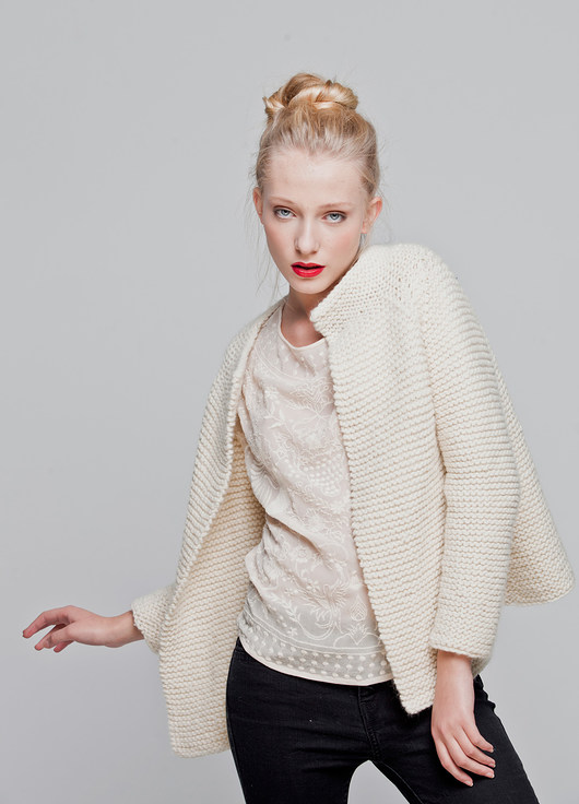 kardigany damskie Martina Cardigan - Zestaw DYI