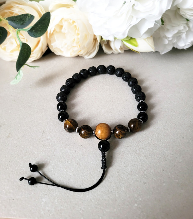 bransoletki z kamieni naturalnych Mala na rękę buddyjska