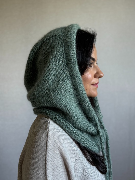 czapki damskie Balaclava miętowa
