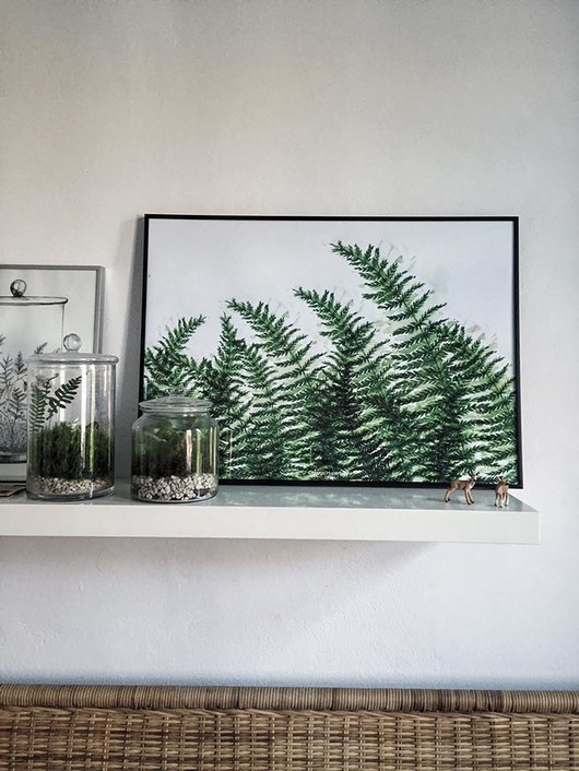 Las paproci 50x70 cm Margo Hupert