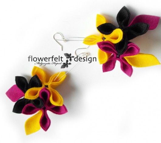 YellowFuchsiaB... FlowerFelt Design