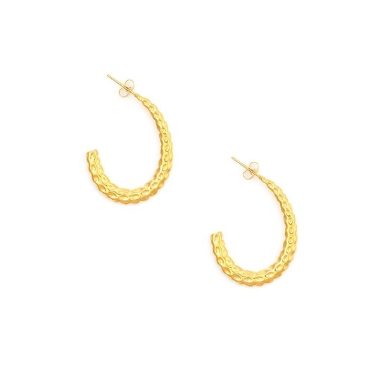 kolczyki - inne Kolczyki karbowane półelipsy