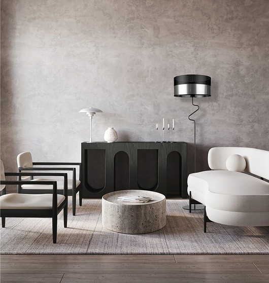 lampy podłogowe Designerska lampa podłogowa do salonu w stylu glamour MORONI GLAM