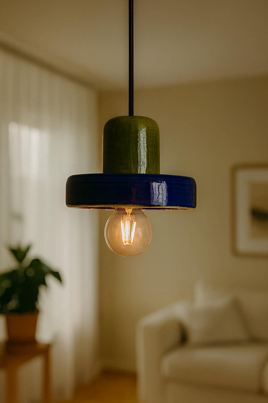 lampy wiszące Lampa ceramiczna wisząca Fjord