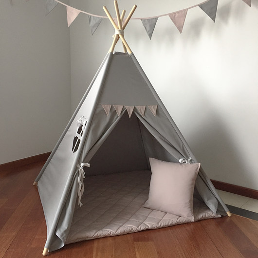 skromny róż - tipi,pokrowiec,nakładki TeePee