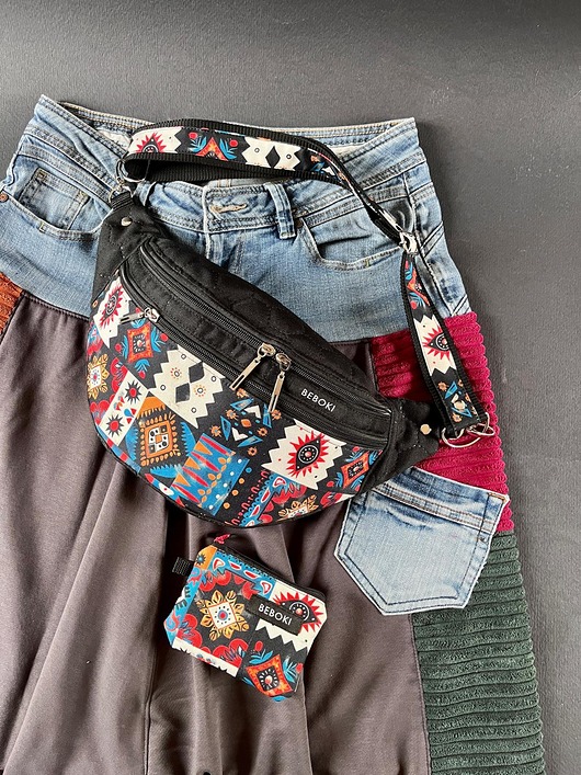saszetka nerka Navajo Flame Nerka XL + miniportfelik gratis