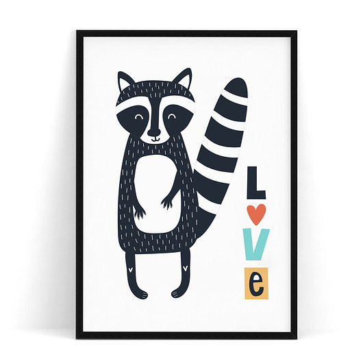 Plakat dziecięcy Love Szop trochę na ścianę