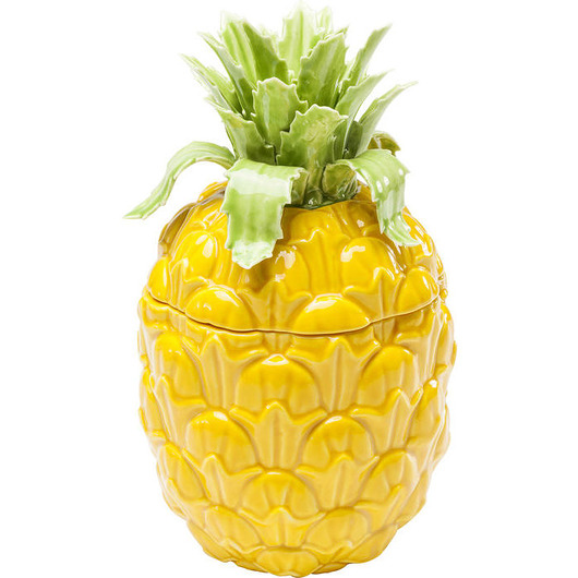 Pojemnik dekoracyjny Ananas 22,5cm porcelanowy Home Design