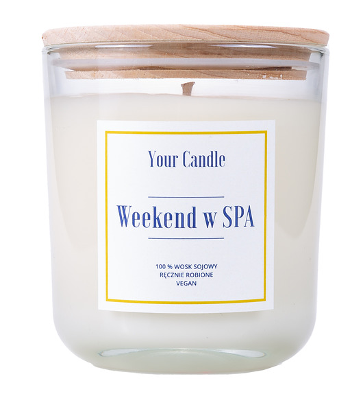 świece zapachowe ŚWIECA SOJOWA WEEKEND W SPA 210ml- Your Candle