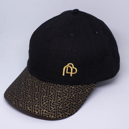 czapki damskie Czapka z daszkiem z konopii z japońskim wzorem