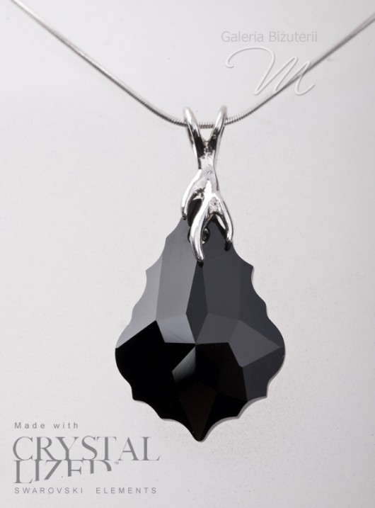 Przywieszka kryształ Swarovski JET mellody