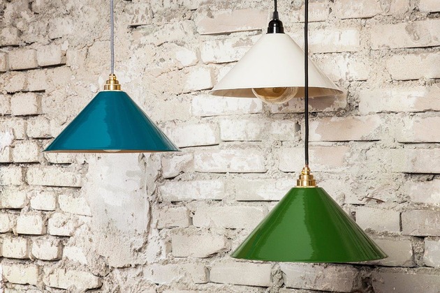 lampy wiszące Lampa emaliowana Jasper (oprawka bakelitowa)