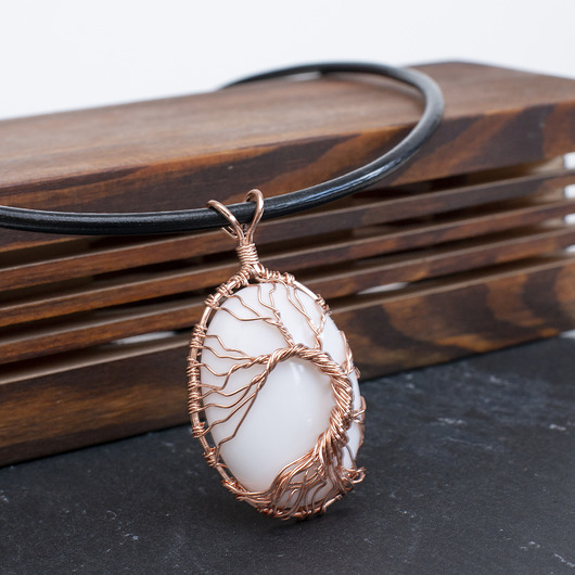 naszyjniki - inne Naszyjnik "Laurelin" - Drzewo Harmonii i Pomyślności